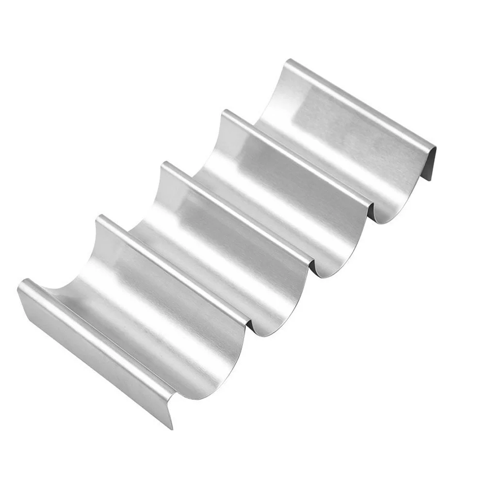 

Crepe Stand Food Store Supplies Kitchen Metal Taco Holder Stainless Pancake Burritos Tortillas