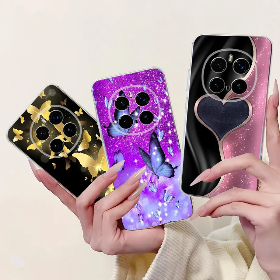 Soft Liquid Silicone Back Cover For Honor Magic 7 Pro Magic6 Lite Magic 5Lite Phone Case Marble Gothic Style Cartoon Clear Coque