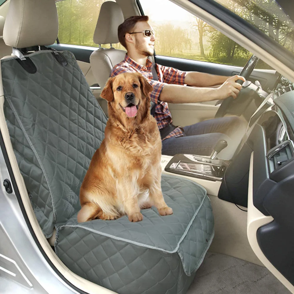Hunde-Autositzschutz für den Beifahrersitz, schmutzabweisende Hundebox, Haustier-Automatte, Haustier-Reisematte, Vordersitzmatte