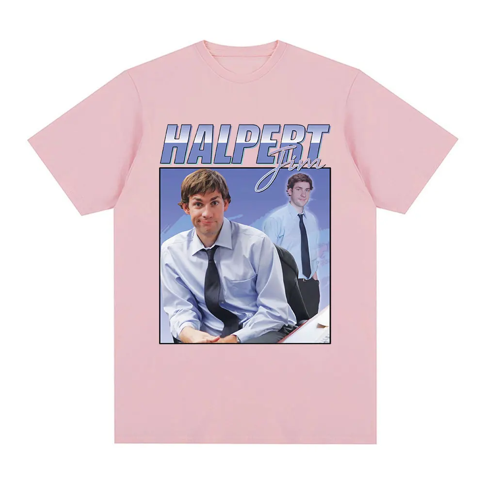 Jim Halpert Homage Graphic T Shirt Tv Series The Office Dwight Schrute  Michael Scott T Shirts Men Fashion Short Sleeve T-shirt