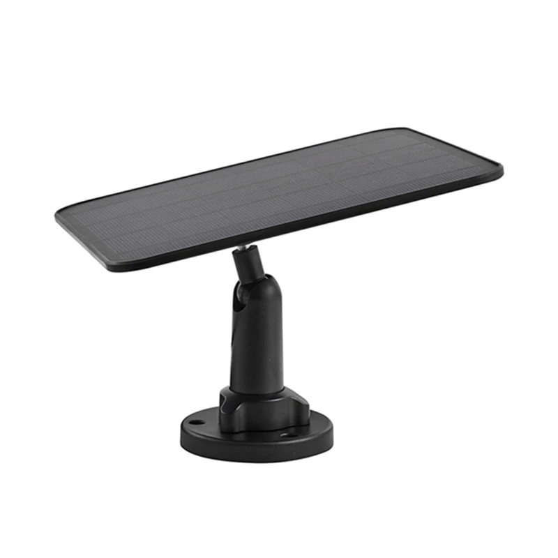 5V 5W Solar Panel For Eufy With Cable Camera Solar Panel Charger 360°Adjustable Mounting image 3