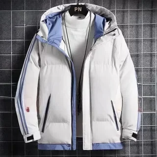 

Зимнее мужское пуховое универсальное теплое модное молодежное деловое повседневное хлопковое пальто Jaet ort Bread Sle с капюшоном