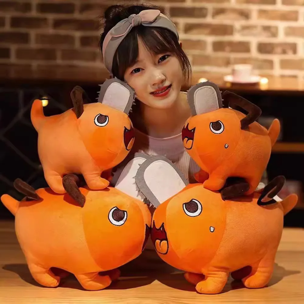 かわいいポチタぬいぐるみかわいいチェーンソーマンソフトぬいぐるみアニメフィギュア枕クッション子供のためのクリスマスギフトコレクション