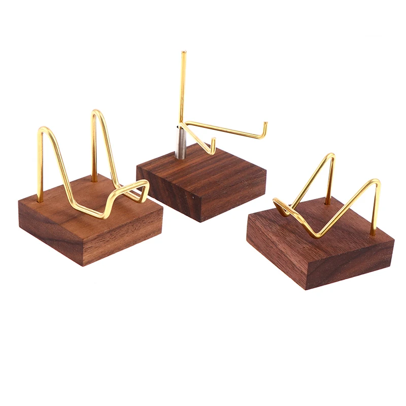 Business Card Holder Organizer Office Desk Display Stand Memo Counter Accessories Tabletop Shelf Home Wooden Card Holder Storage