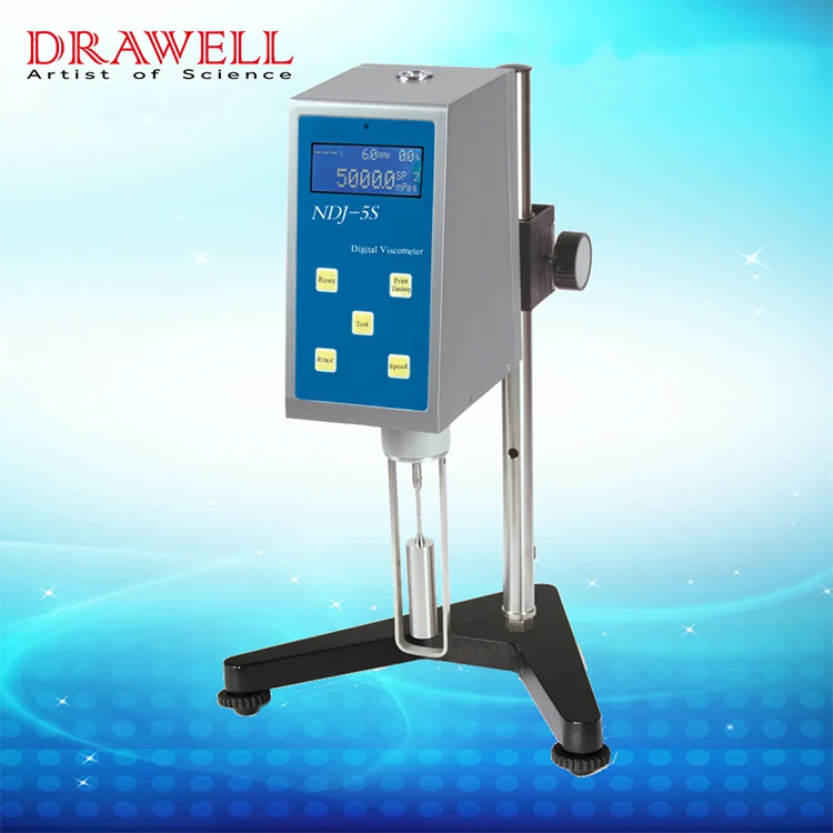 NDJ-5 S High Precision Laboratory Viscosimeter Lab Viscometer Por