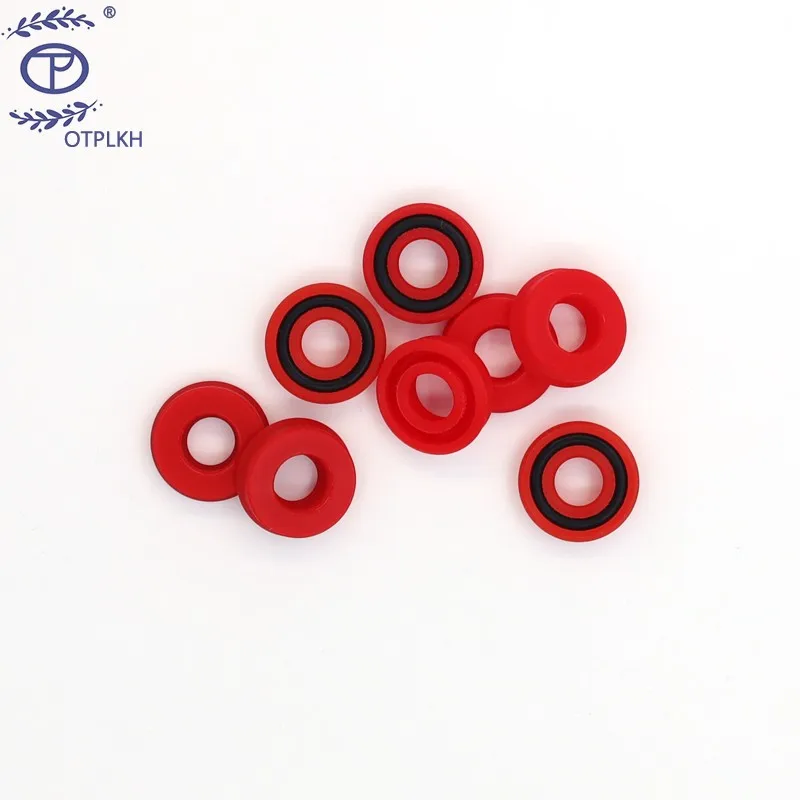 Y-type sealing ring rubber O-ring polyurethane PU red Y-ring seals non-standard parts shaped parts factory customized wholesale