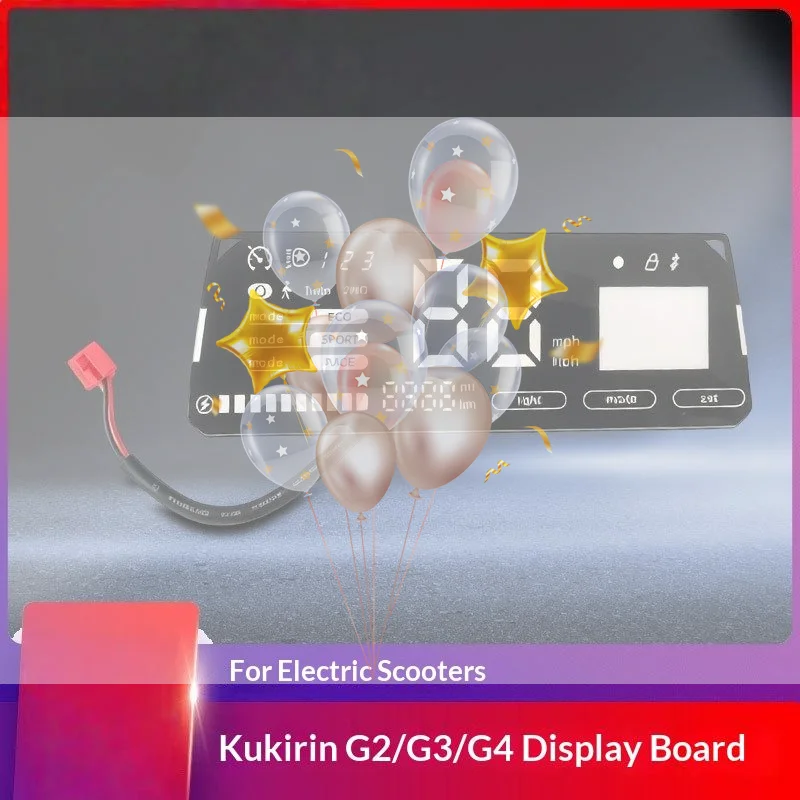 Kukirin Electric Scooter Display Dashboard Bluetooth Replacement Screen HD Brightness Waterproof Easy Mount Repair Accessory fo