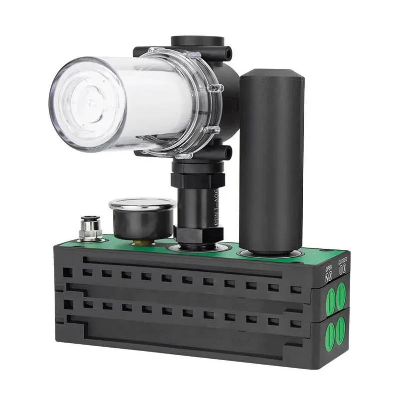 Pneumatic Large Flow and Large Suction Integrated Negative Pressure Vacuum Pump Multistage VTM Series Vacuum Generator