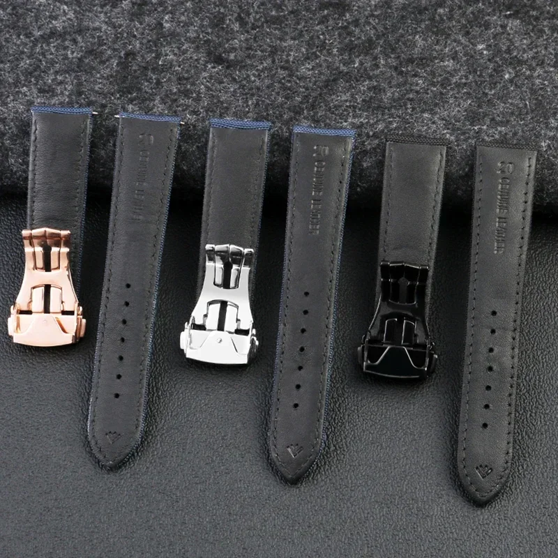 20 مللي متر المنسوجة حزام ساعة قماش ل أوميغا ساماستر 300 AT150 نسيج جلد نايلون أكوا تيرا 150 أزرق أسود حزام الساعات مشبك #2