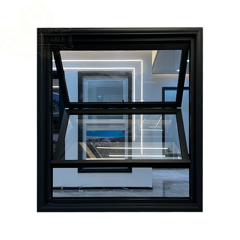 Cheap Price Superior Quality Reflective Glass Thermal Break Hurricane Poof Aluminum Vertical Folding Window