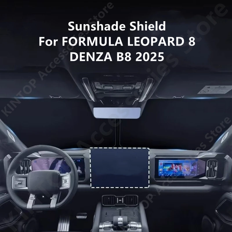 

For FORMULA LEOPARD 8/DENZA B8 2025 Sunshade Shield,Sunscreen And Insulation Interior Modification Protection Accessories Refit