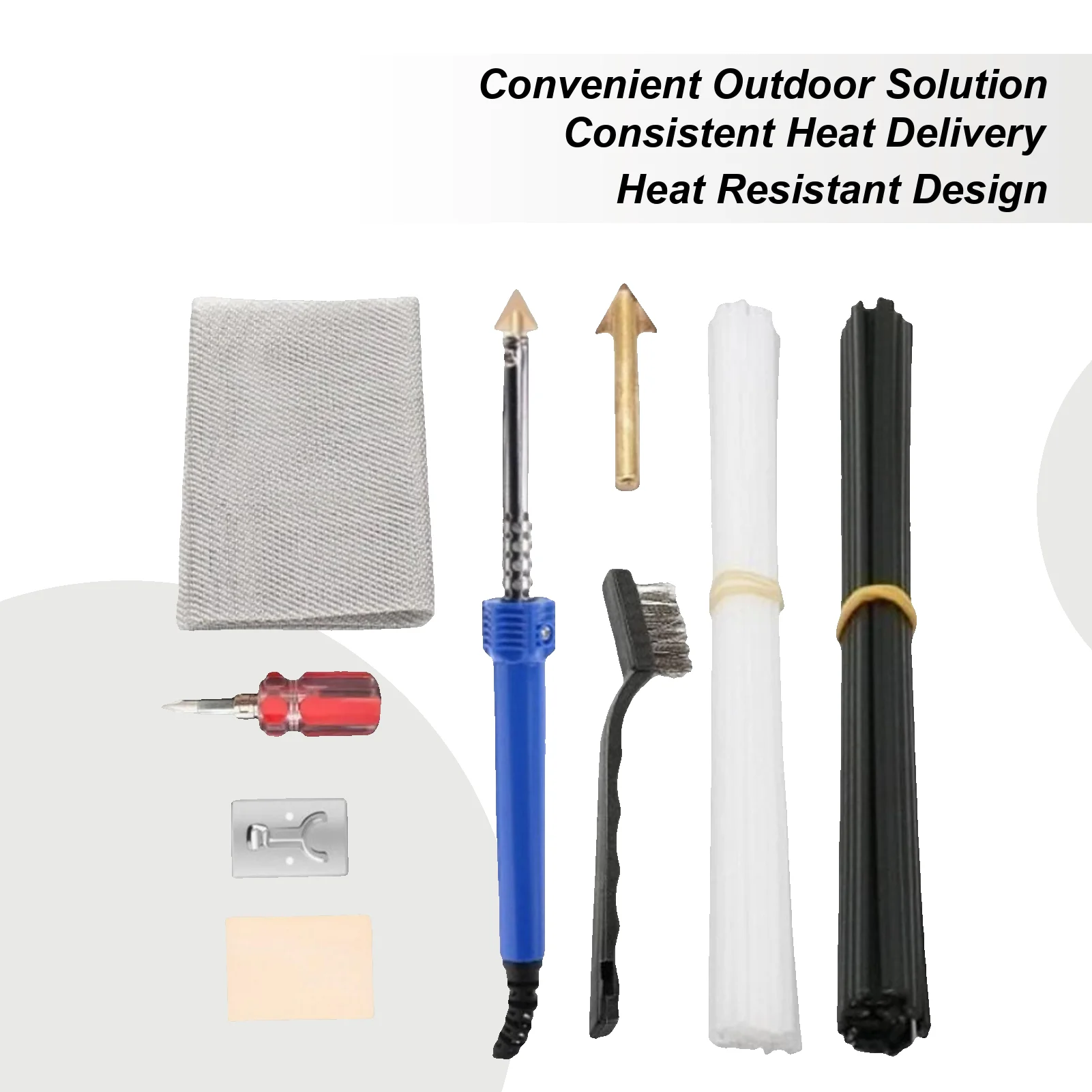 

Repair Welding Tool Portable Lightweight Iron Professional Bumper Repair Kit For Family Enthusiast Women Garage Workshop Outdoor