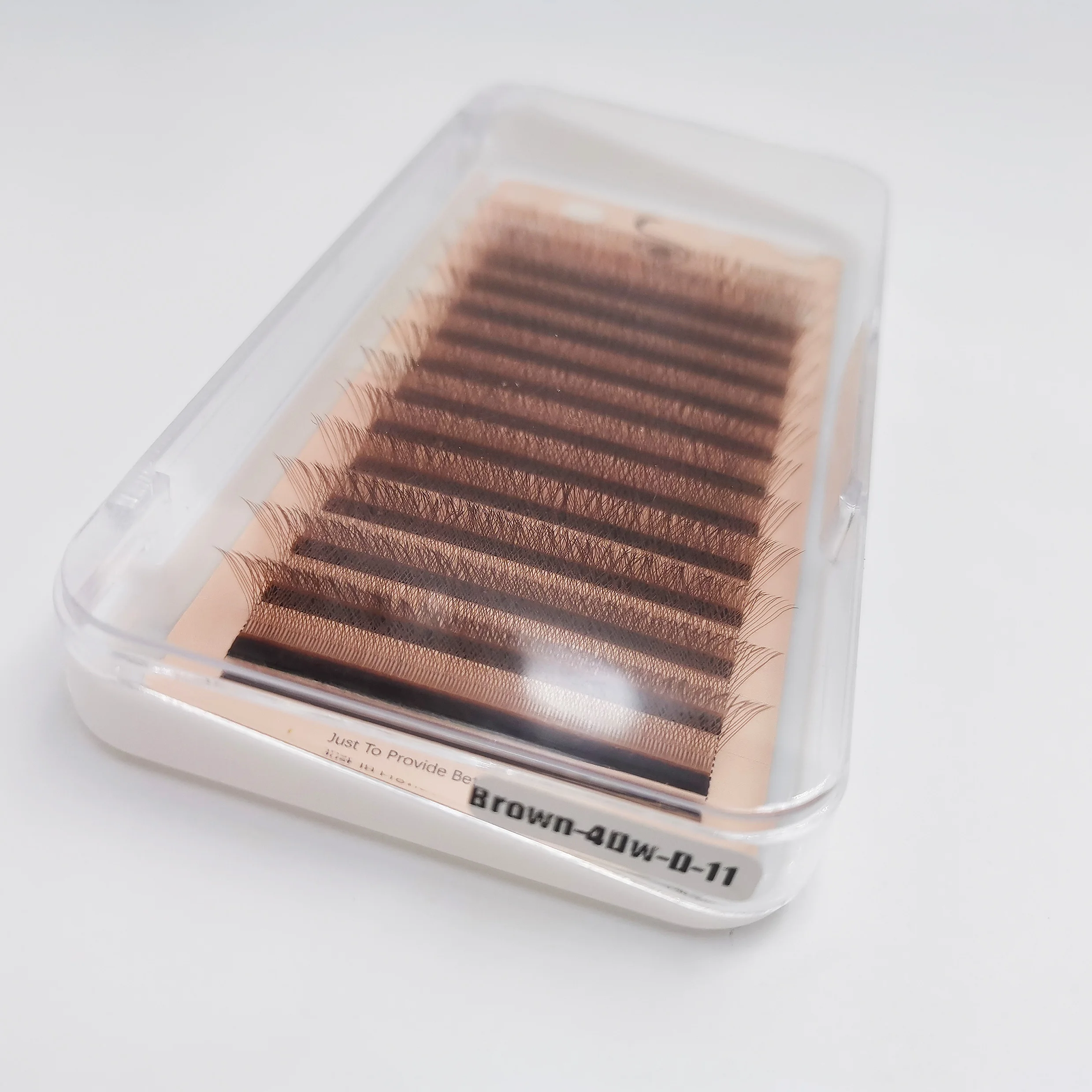 Supmacio 4D Shape Dark Brown C/D Curl Eyelashes .07mm Soft коричневые 4d marrom