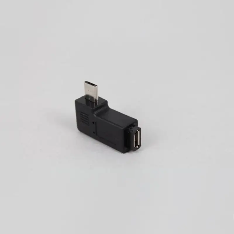 1pcs 90 Degrees Left And Right Side Bending MICRO USB Revolving MICRO USB Female Conversion Head Extension Head USB Adapter