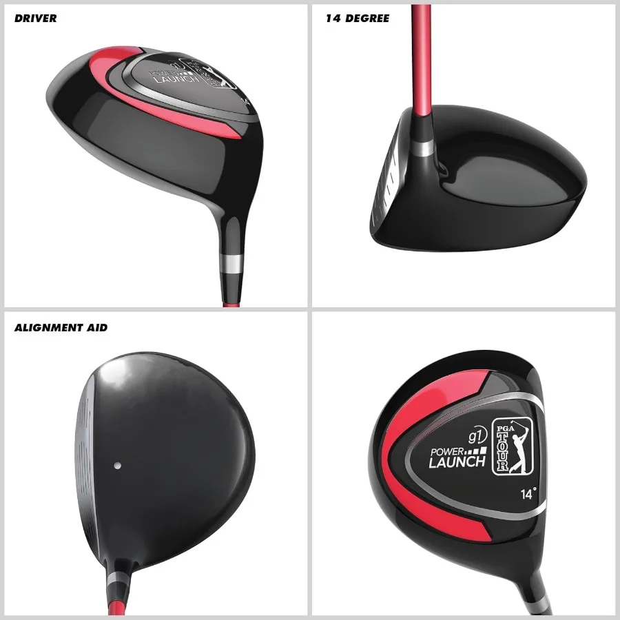 مجموعة نادي الجولف للشباب من PGA Tour للأعمار من 3-5 إلى 36-41 و5-8 (41 - 48) نوادي الجولف الصغيرة للمبتدئين في اليد اليمنى واليسرى مع خفيفة الوزن