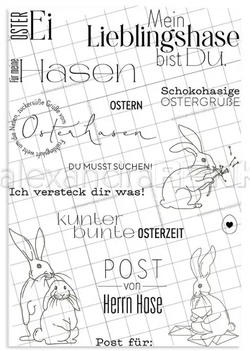 New Easter Clear Stamp /Seal For DIY Scrapbooking/photo Album Decorative Clear Stamp Sheets A7249