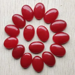 Beautiful Natural stone red jades Oval CABOCHON beads 18x25mm for jewelry Accessories making Wholesale 20pcs/lot free shipping