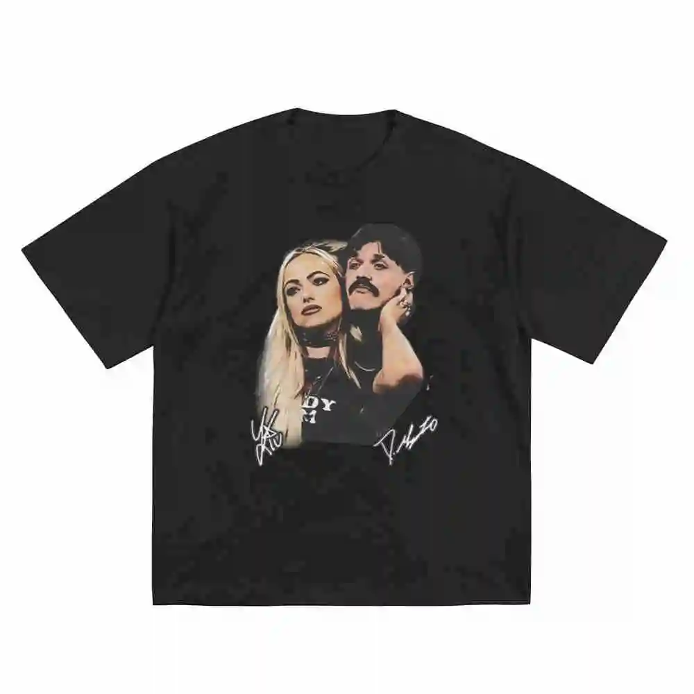 Liv Morgan Dominik Mysterio Short Sleeve Tee 100% Cotton T-Shirt