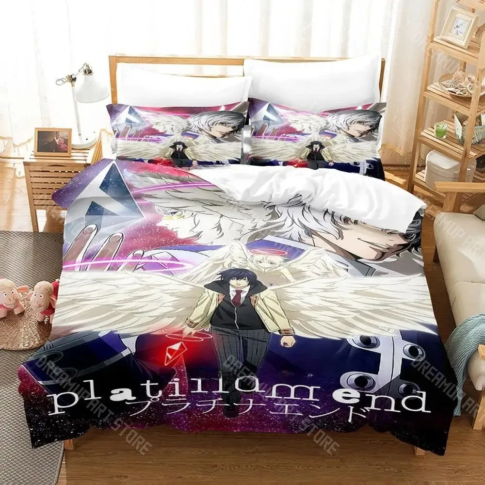 3D Printed Platinum End Bedding Set for Boys Girls Duvet Cover And Pillowcase Included Twin Queen King Full Single Double Sizes