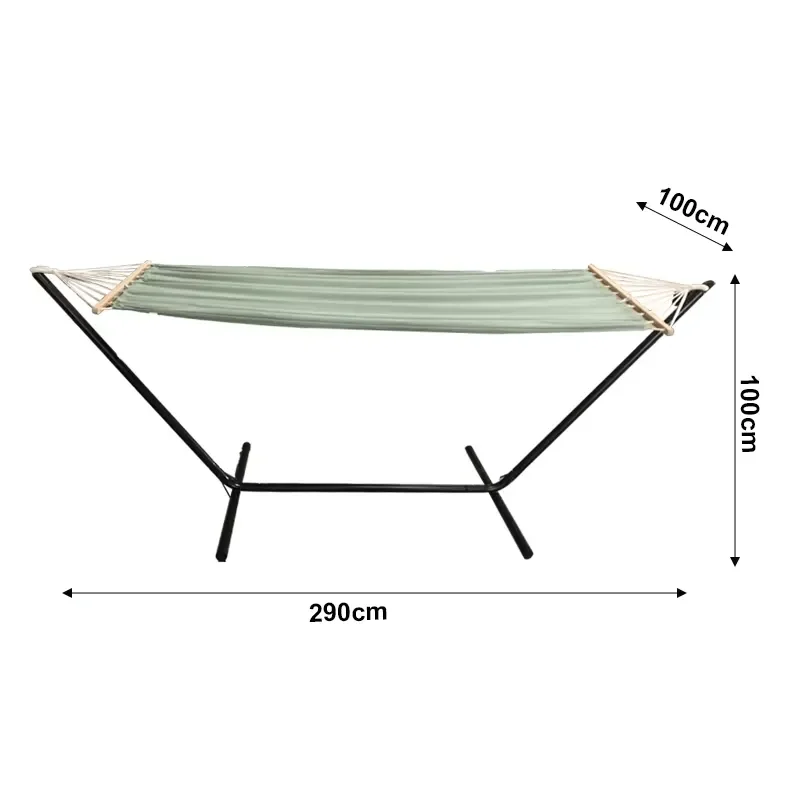 High Quality Outdoor Folding Portable Free Standing Hammock Durable Easy Set up Hammock With Stand for Camping Trips Garden