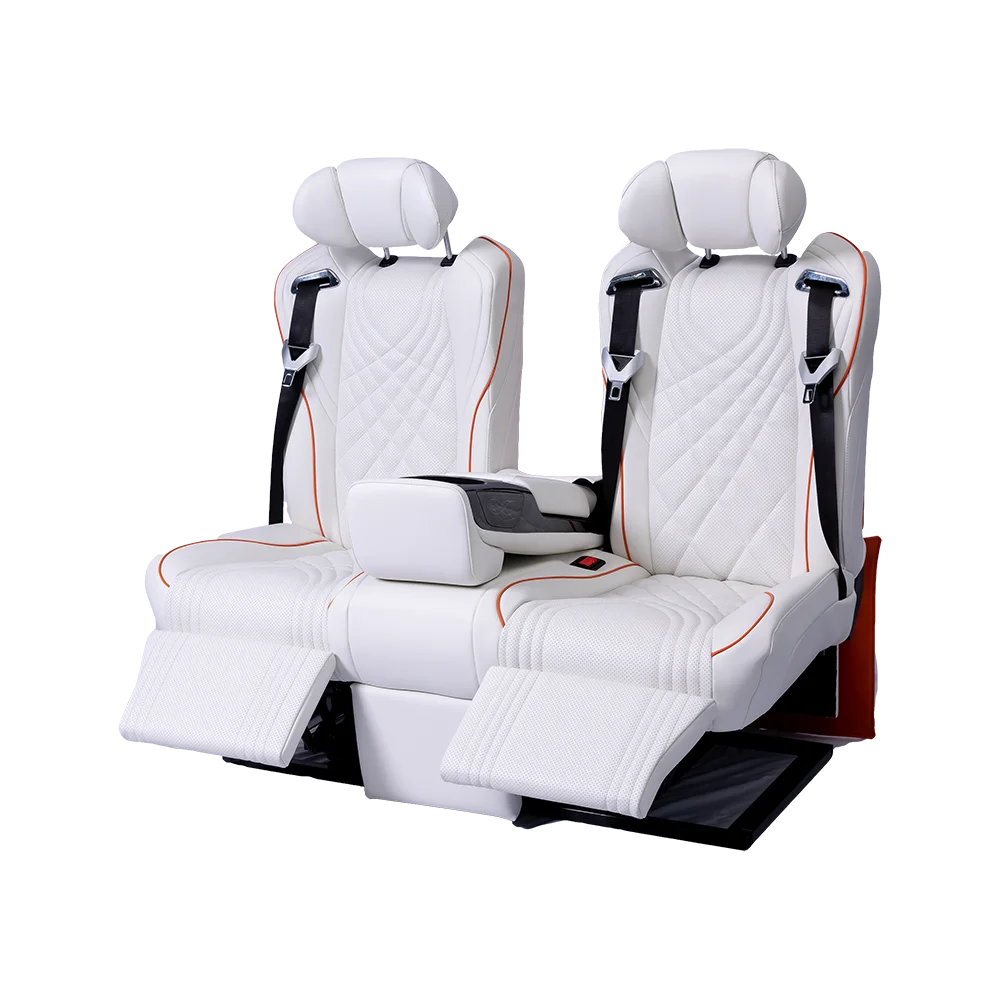 STSF-AEF-BC Interior Modified electric vip luxury car back rear seat sofa bed for Benz Sprinter