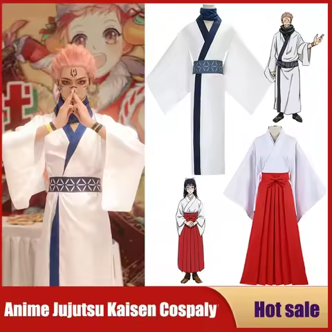 Anime Jujutsu Kaisen Cosplay Kostuum Iori Utahime Ryomen Sukuna Wig Japan Kimono Hanfu Dress Set Halloween Party Uniform Outfits