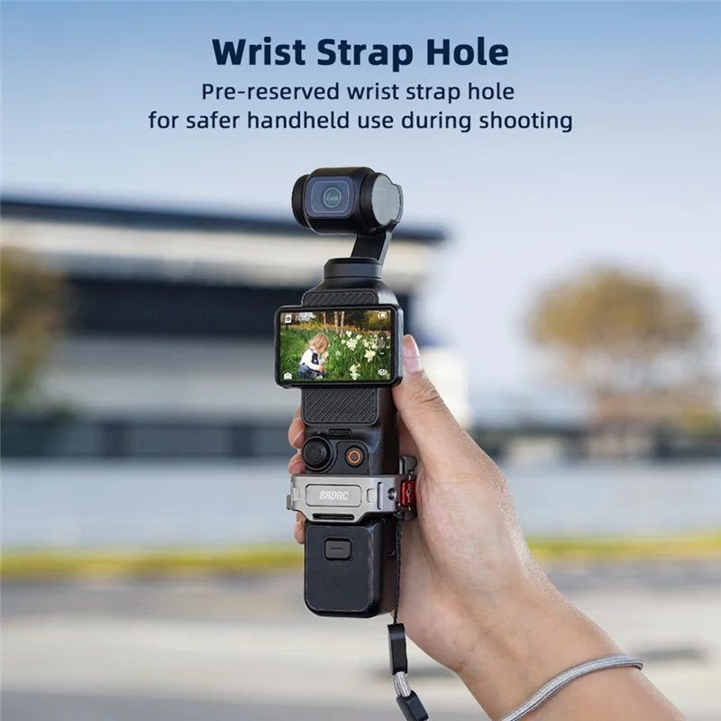 Marco adaptador magnético ABFM-BRDRC para DJI Osmo Pocket 3, soporte de expansión para cámara, Base de montaje de escritorio