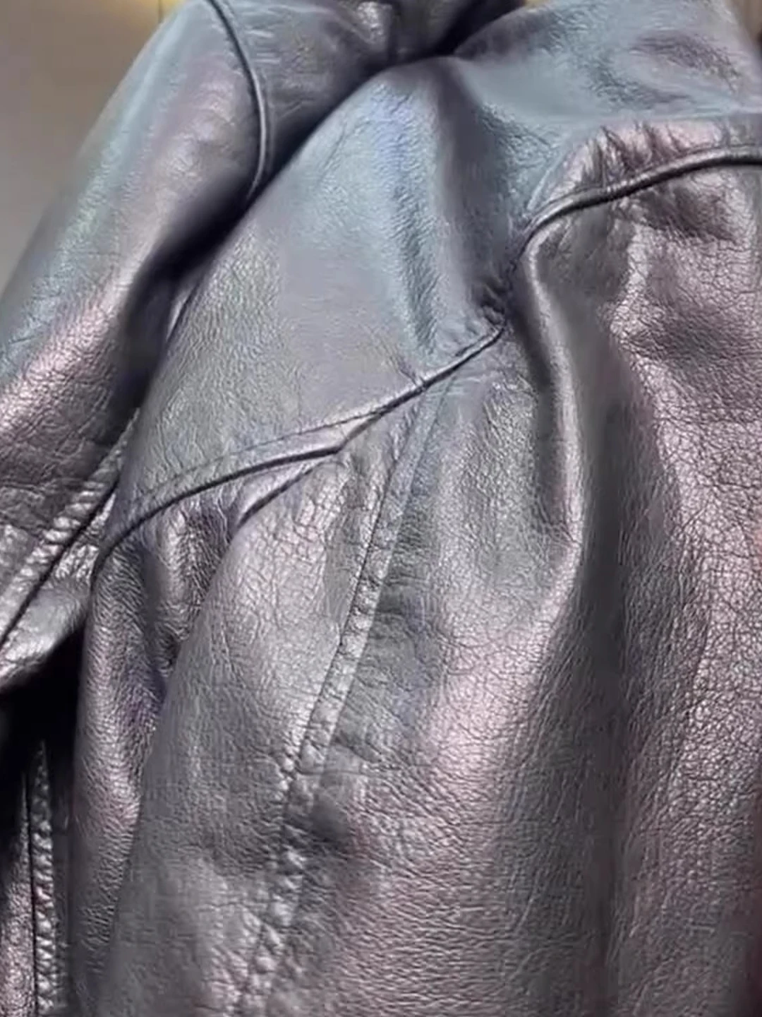 เสื้อแจ็คเก็ตหนัง Bla Long Sve รุ่นเรียบง่าย สไตล์อเนกประสงค์ เสื้อคลุมผู้หญิงทรงเข้ารูป ช่วยให้ดูผอมเพรียว เหมาะสำหรับใส่ทำงาน รุ่นใหม่ล่าสุดสำหรับฤดูใบไม้ร่วง