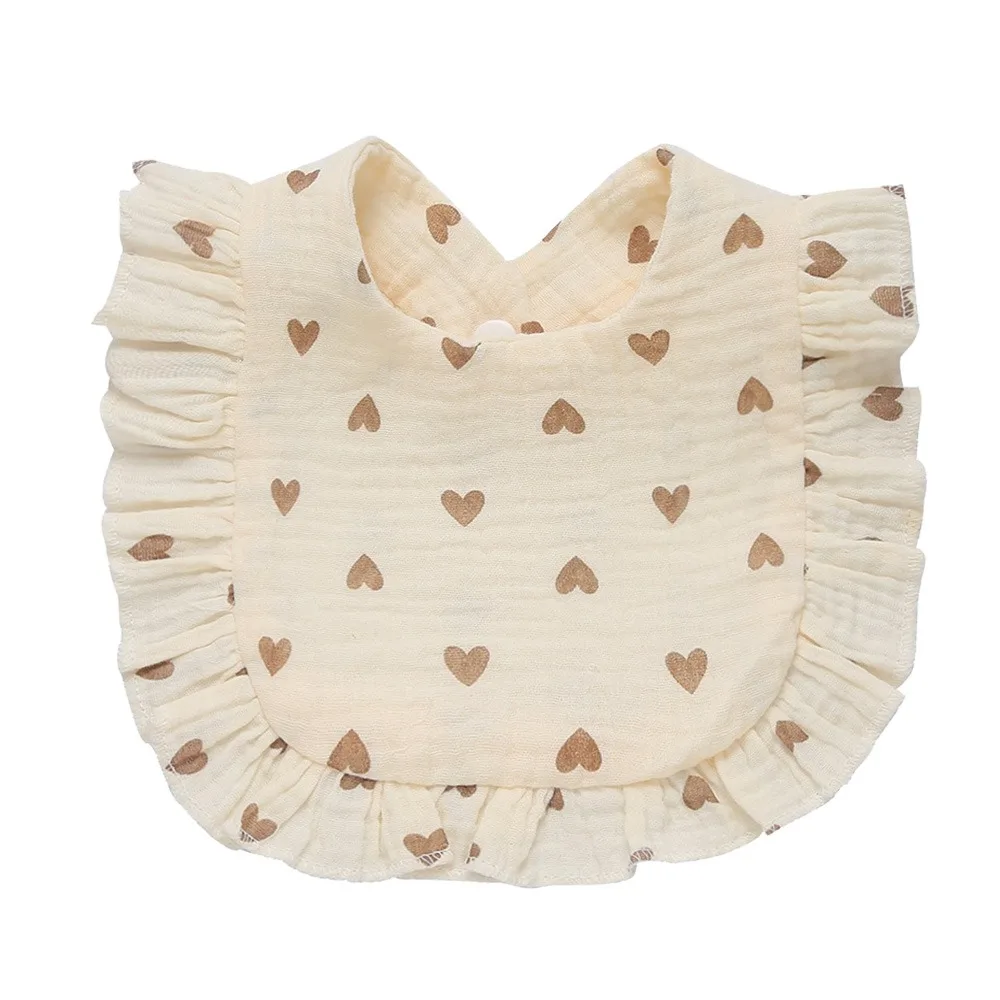 

Useful Cotton Newborn Bibs Colorful Absorbent Baby Feeding Bib Soft Material Drool Bandana Baby Stuff