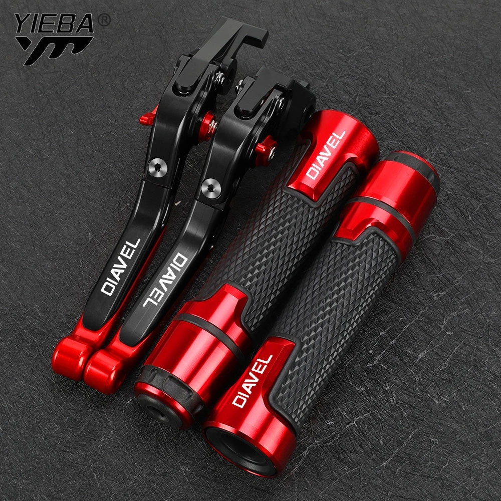 

FOR DUCATI DIAVEL CARBON 2011 2012 2013 2014 2015 Motorcycle Accessories Adjustable Brake Clutch Levers Handbar Grips Motocross