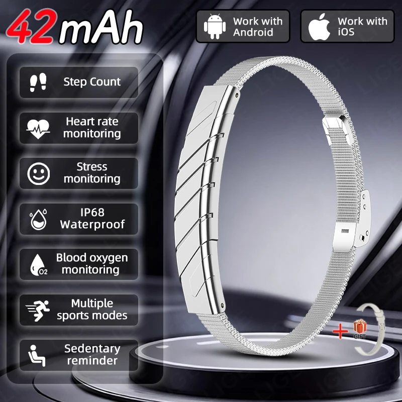

LIGE 2026 New Fashionable Smart Bracelet Supports Multiple Exercise Modes Can Take Photos Lightweight Designed Fitness Tracker