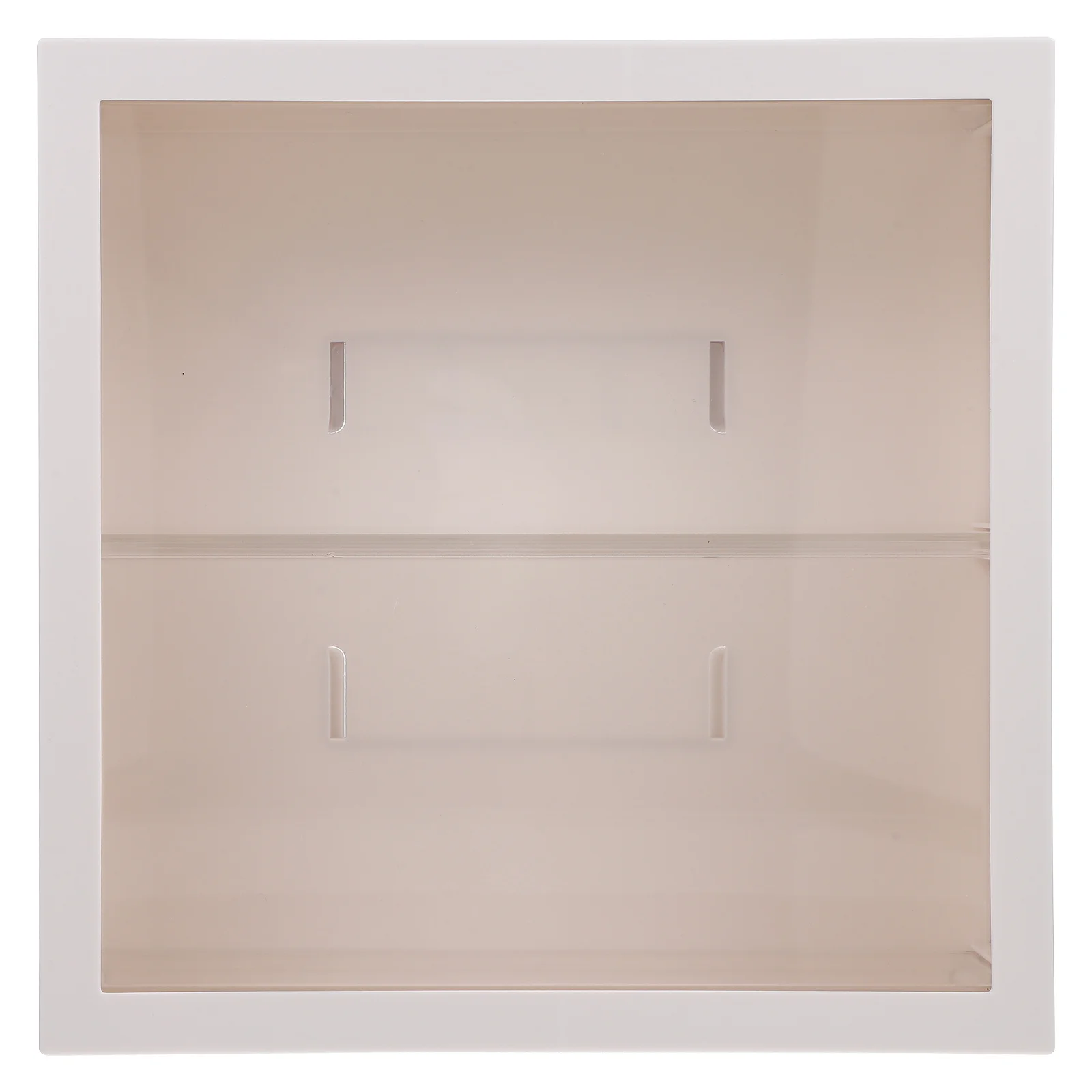 

Two Layer Display Rack Sturdy Wall Mountable Storage Case for Collectibles Home Office Decoration Organizer