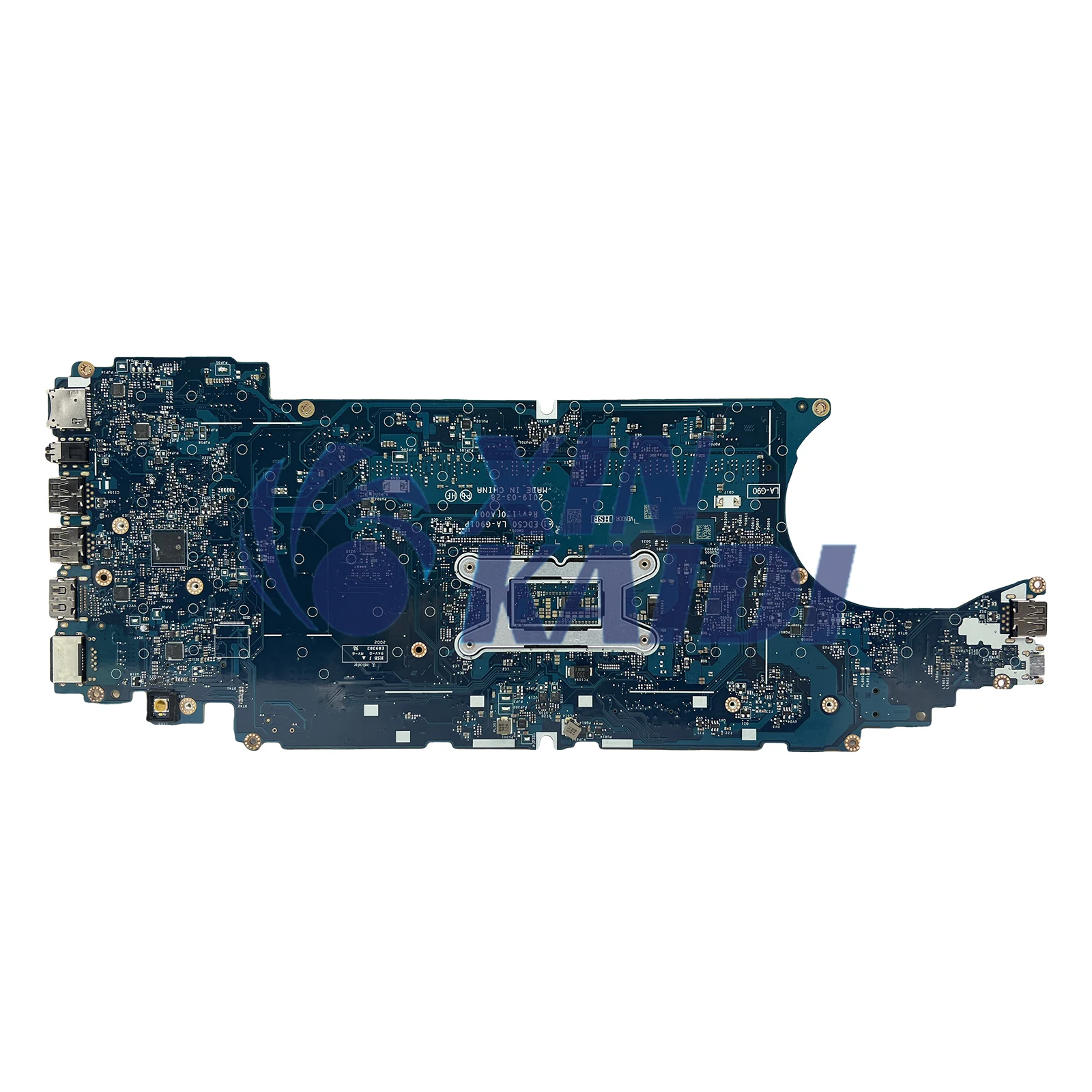 Laptop Mainboard For DELL Latitude 5510 5500 Laptop 0J16NW 0F25W9 0F9GJ4 LA-G901P Notebook Motherboard i3 i5 i7 8th Gen CPU