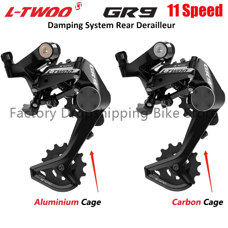 LTWOO GR9 1x11 Speed Hydraulic Brake Gravel Road Bike Groupset 11V Carbon Fibre Shifter Lever Damping System Rear Derailleur