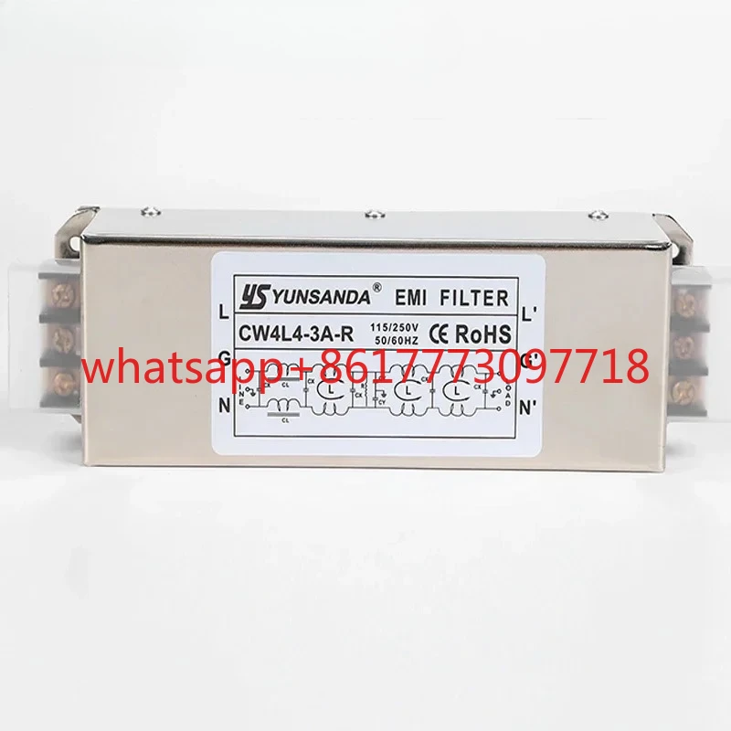 single-phase four-stage AC 220V power supply filter CW4L4-30A-R anti-interference enhanced type