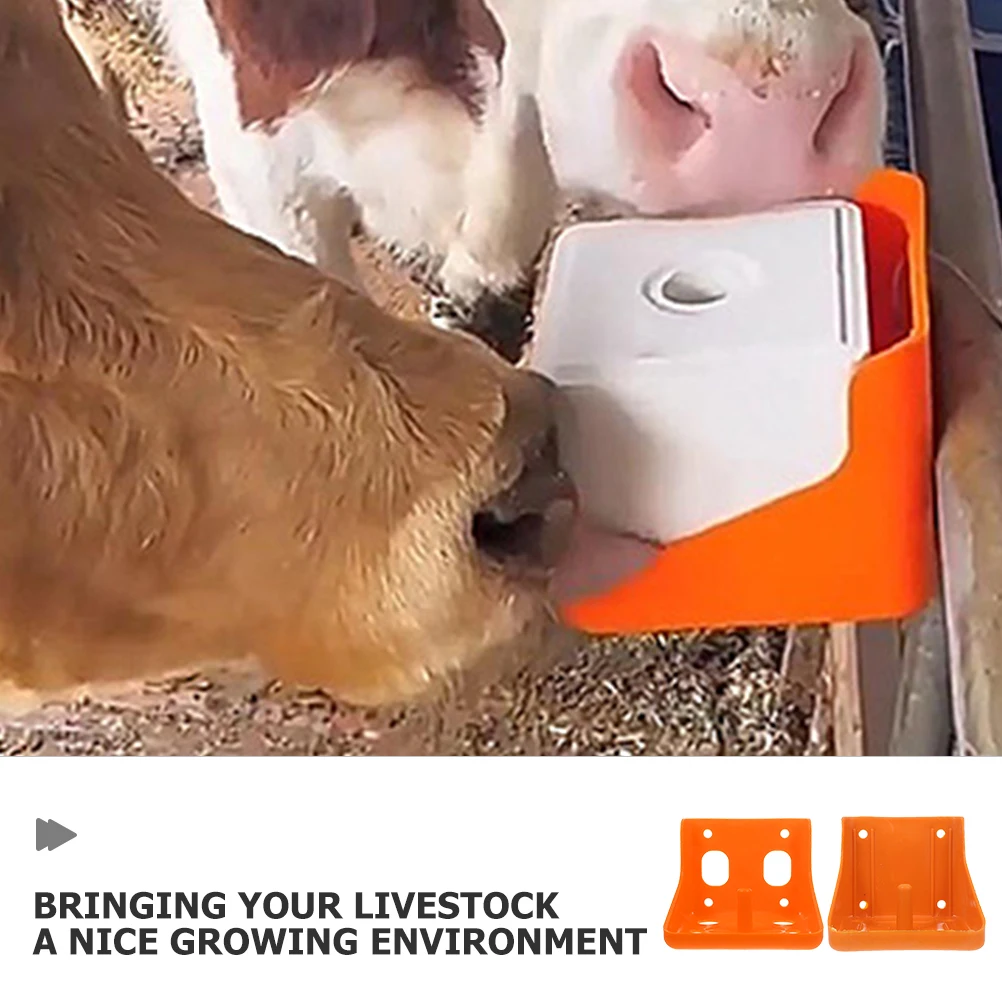 

2Pcs Salt Block Holder Durable Livestock Feeder Practical Salt Licking Rack for Cattle Sheep Horse Nutrition Lick Brick Feeding