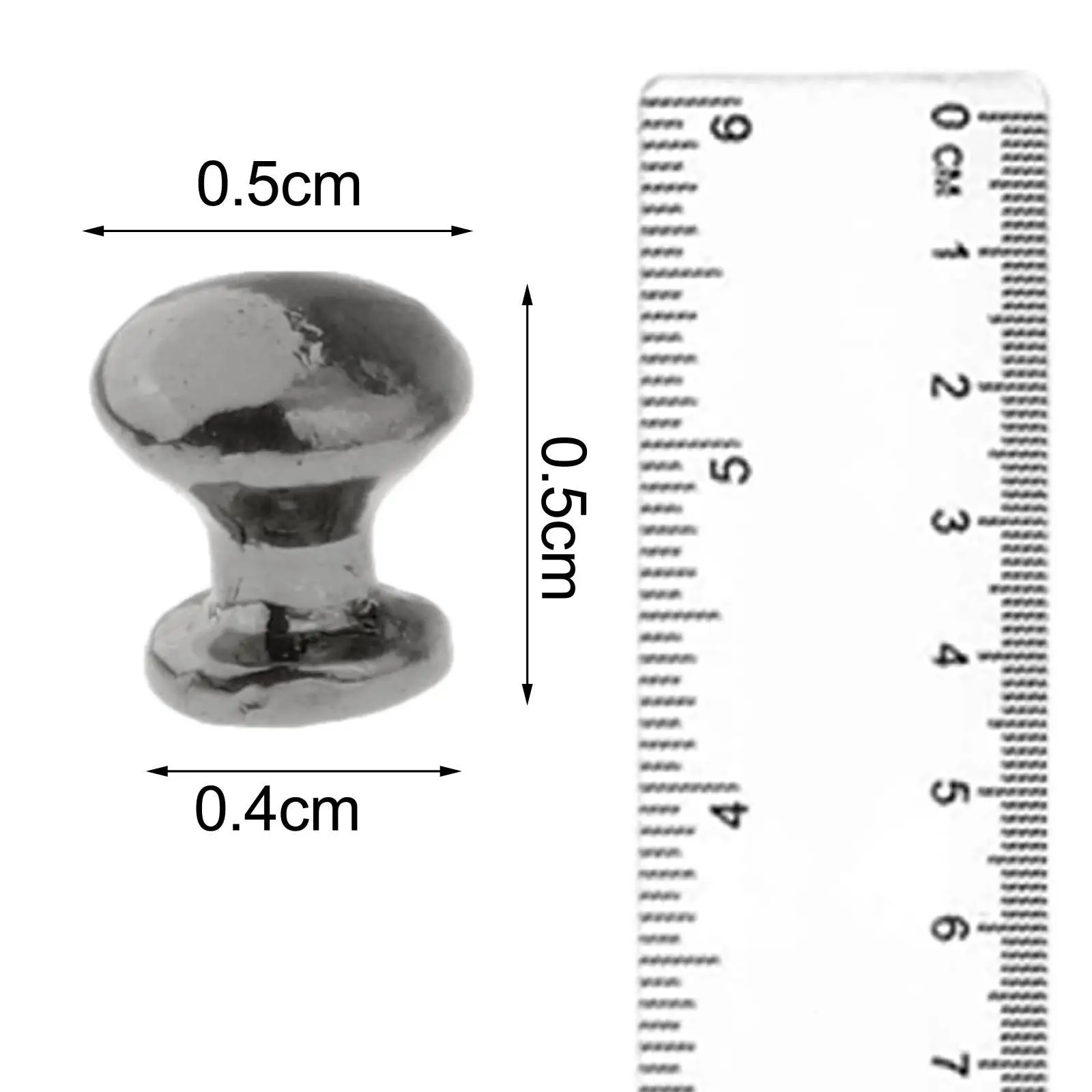 8Pcs 인형 집 문 손잡이 장식 어린이 장난감 1:12 규모 소형 당김 손잡이