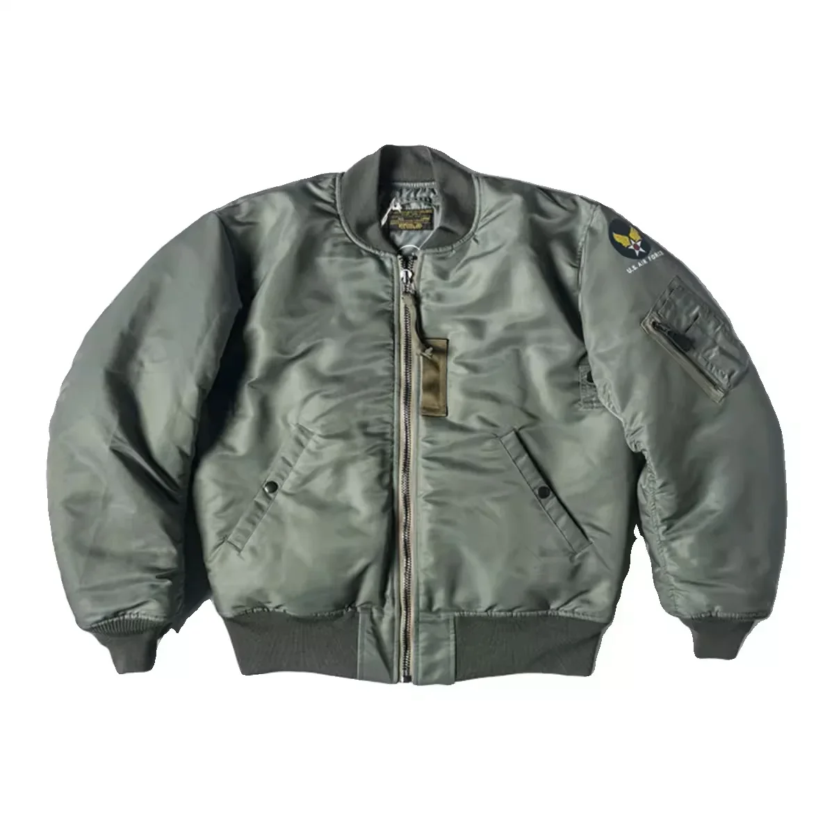 Bronson-MA-1 Bomber Flight Jacket pour homme, manteau militaire, Water Degree, automne et hiver