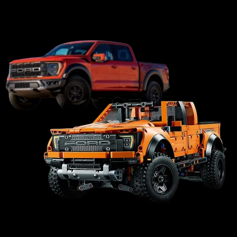 1379pcs Ford Raptors F-150 Pickup Truck Racing Car  Moc 42126 Technical Building  Model Blocks Vehicle Bricks Toys Kids Gifts