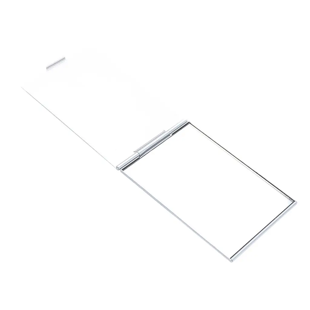 Foldable Pocket Mirror Makeup Beauty Travel Cosmetic Mirror Aluminum Frame