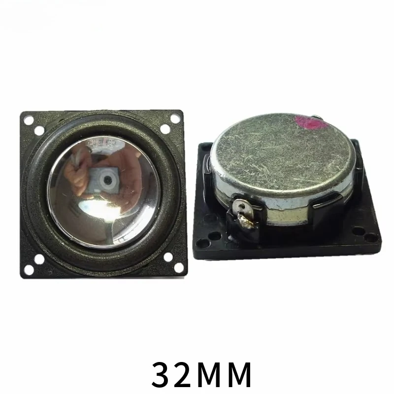 (32MM-2) 32MM Square Full Frequency Horn 1.25 Inch 4Ohm/8Ohm optional Ultra Thin Speaker (1pcs speaker)