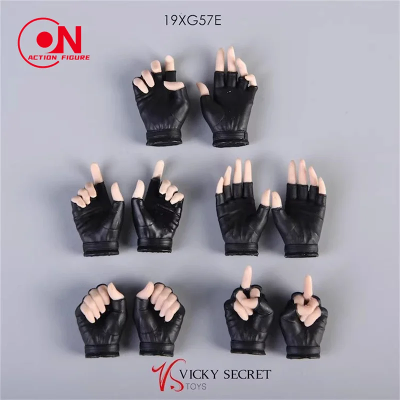 VSTOYS 19XG57 1/6 أنثى نصف قفاز الأيدي نموذج الملحقات ل 12 "PH TBL الجندي شاحب Suntan عمل الشكل دمى الجسم #5