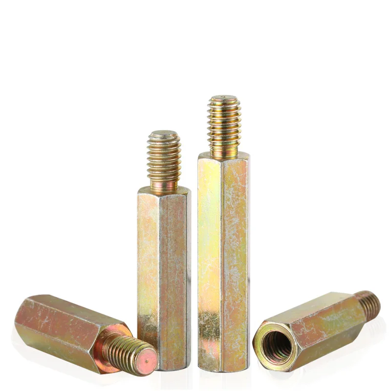 M5 M6 M8  Carbon Steel  Standoff Male Female Hex Board Spacing Screw Column Pillars Spacers Bolt PCB Support