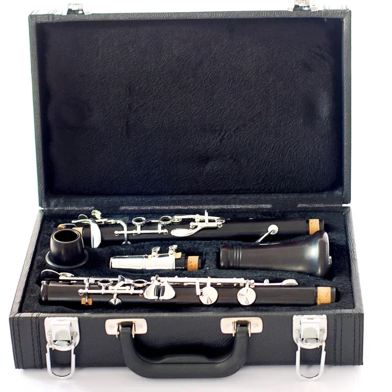 

Ebony clarinet silver plated key G tone