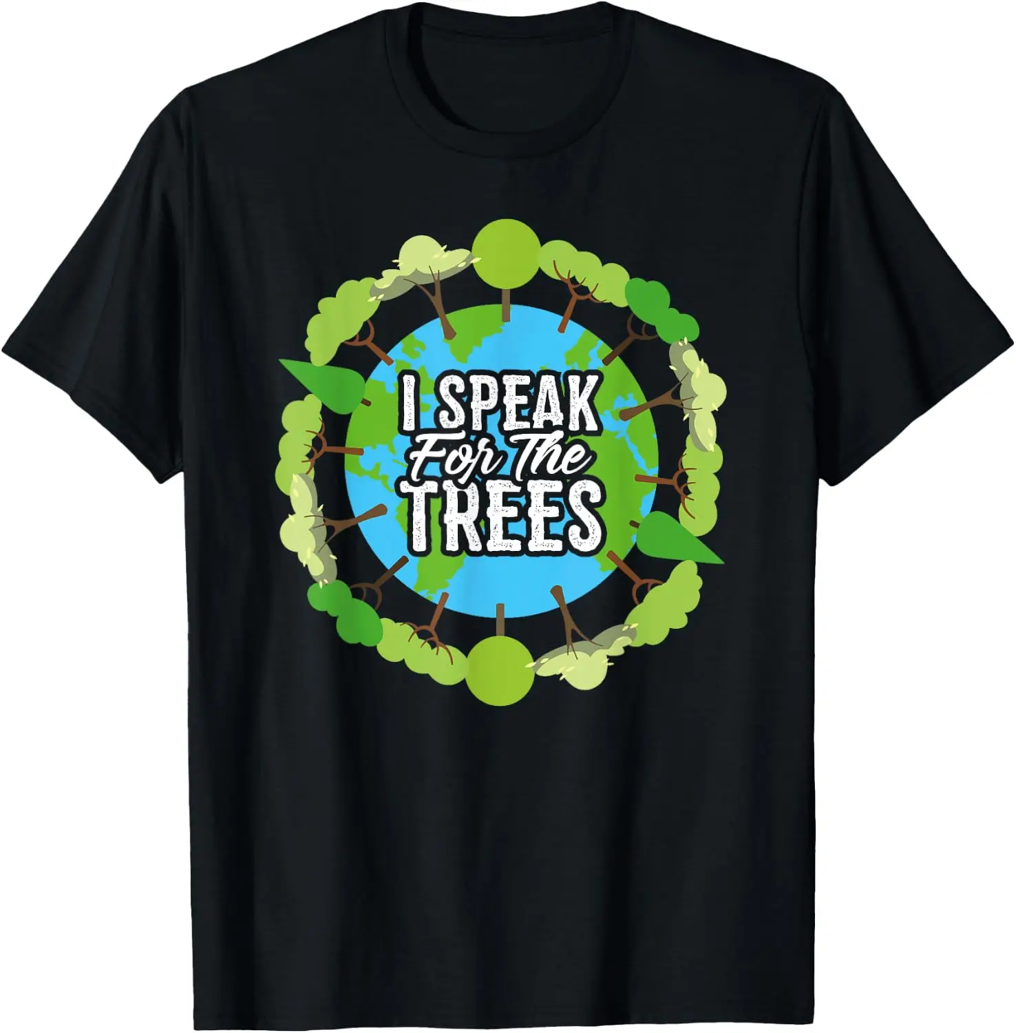 I Speak For The Trees Shirt Gift Environmental Earth Day T-Shirt 100% Cotton Trendy Y2K Short-Sleeve Tee – Soft, Quick-Drying, & Moisture-Wicking; Ideal for Sports or Casual Wear; Great Gift for Christmas or Halloween. Environmental.