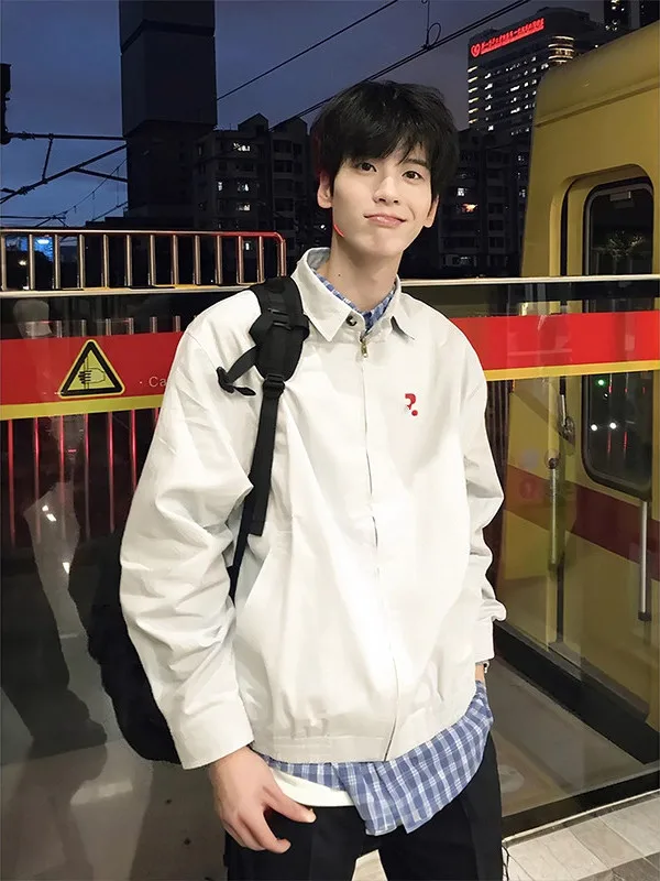 

American Retro ort Workwear Jaet Men's Autumn Cleanfit Harington Baseball orm Stand Collar Outerwear