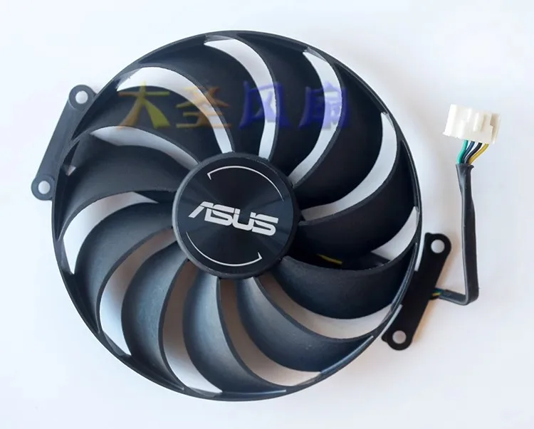 Free shipping new 95MM PLD10010B12HH FDC10U12D9-C DC12V 6Pin graphics card fan suitable for ASUS PH GTX 1650 PH-GTX1650-O4GD6-P