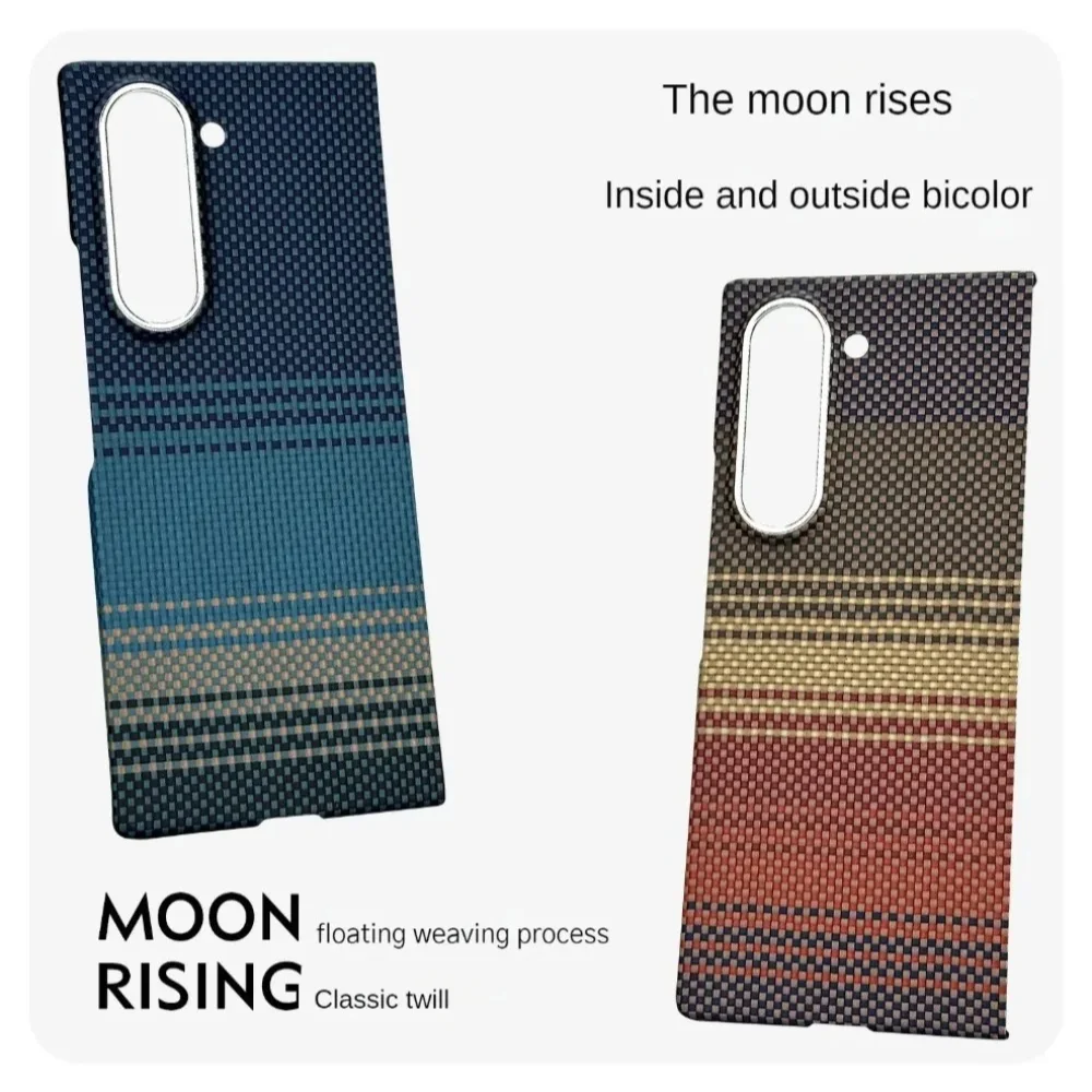 

Genuine Aramid Carbon Fiber Magsafe Case for Samsung Galaxy Z Fold 7 Fold7 ZFold7 Matte Thin Slim Hard Metal CamRing Armor Cover