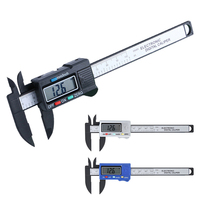 Electronic Digital Display Vernier Caliper 0-100mm All-plastic Digital Caliper Vernier Measuring Instrument Vernier Caliper