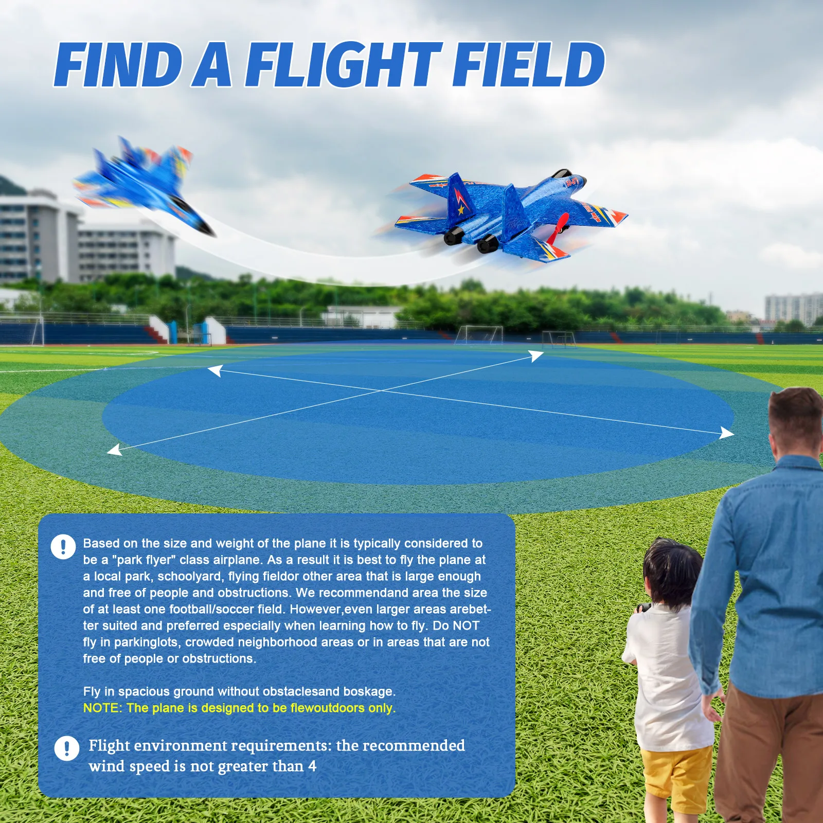 FREMEGO RC Aircraft SU-27 RC Plane 2.4G Radio Control Glider Remote Control Fighter Glider Foam Airplane Boys Toys for Children